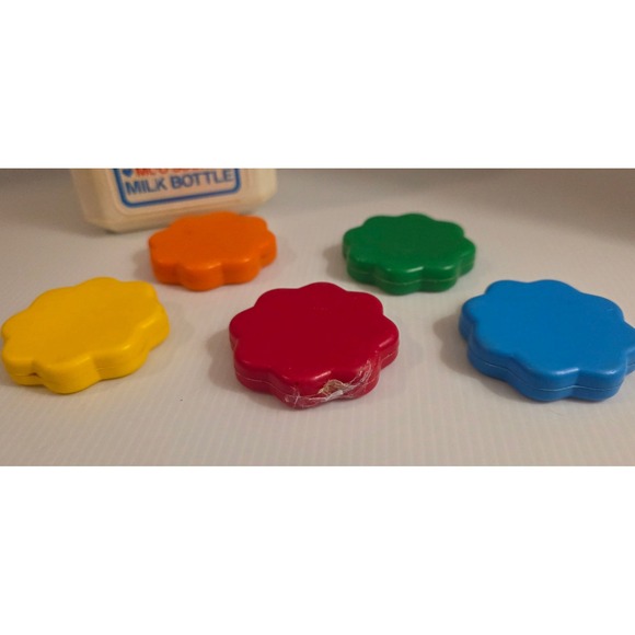 Vintage Fisher-Price Moo Sound Milk Bottle Toy w/ Shapes Preowned - Picture 2 of 11